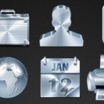 20 Metallic Icons 