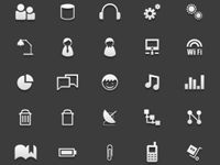 Free icons set named Gcons
