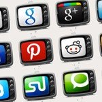 Free Icons: 20 Television Social Media Icons 