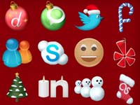 Free Icons for Christmas creatively