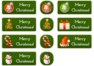 merry-christmas-buttons