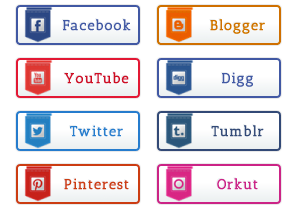 Social Media Badge Buttons