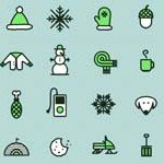 Free Icons: 16 Winter Icons 