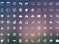 This free icons set includes