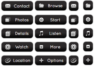 black-chrome-buttons