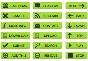 Green Web Buttons