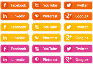 Sunset Social Buttons