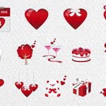 Free Icons: 14 Valentine’s Day Icons 