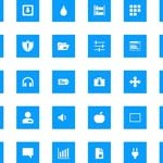 Free Icons: 200 Pixelistica Blue Icons 