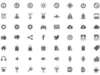 There are free icons in