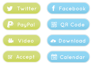 Glow Social Buttons