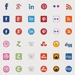 Free Icons: 516 Social and Web Icons 