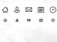 The custom icons come with