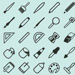 Free Icons: 40 Outline Design Icons 