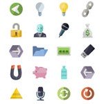 Free Icons: 3600 Flat Icons from Shock 