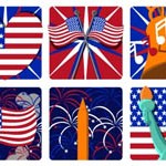 Free Icons: 10 Independence Day Icons 