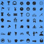 Free Icons: 100 Sports Icons 