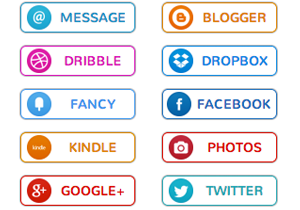 Social Color Buttons