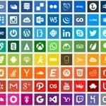 Free Icons: 140 Simple Icons for Brands 