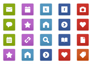 Geometric WordPress Buttons