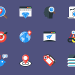 SEO Flat Icons 