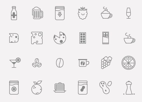 Food and Drink Icons