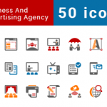 Business and Advertising Agency Icons 