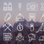 20 Mountain Explorer & Travel Icons 