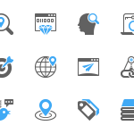 SEO Glyph Icons 