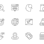 SEO Outline Icons 