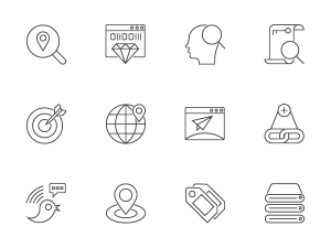 SEO Outline Icons | MaxButtons Pro