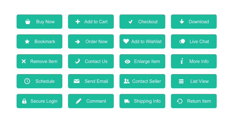 preview-flat-green-ecommerce-buttons