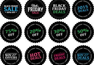 2015 Black Friday Buttons