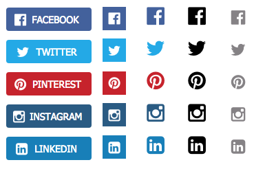 social buttons