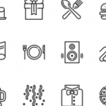 Birthday Party Icons 