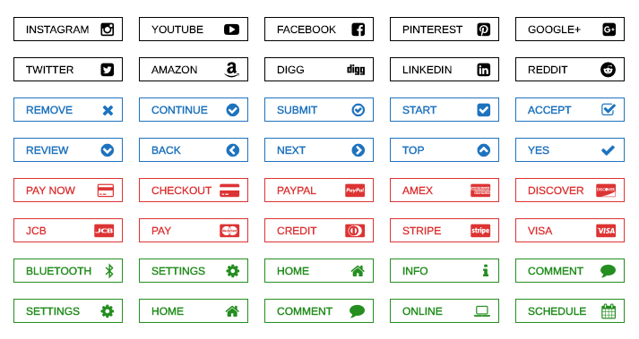 WordPress buttons