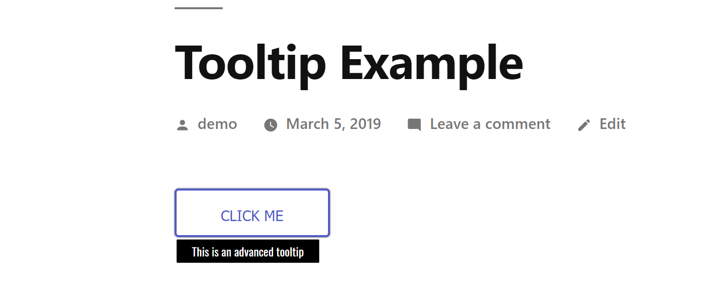 another Advanced Tooltip example