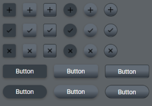 Dark Theme Buttons Pack