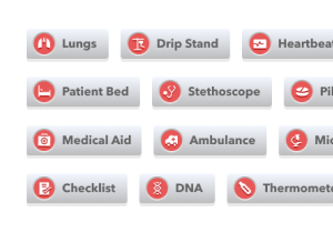 Medical Button Pack